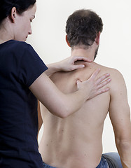 Image showing back massage