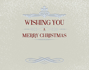 Image showing wishing you merry christmas 