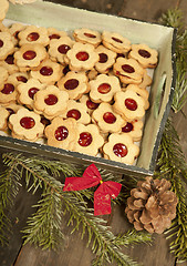 Image showing many christmas cookies