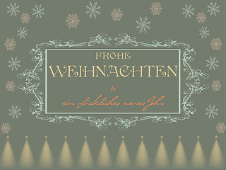 Image showing weihnachtskarte deutsch