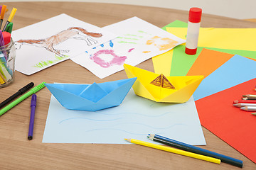 Image showing ships tinker of paper