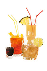 Image showing different cocktails