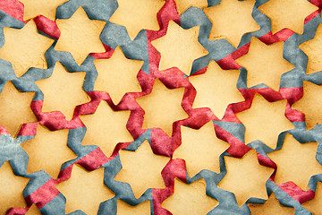 Image showing Rustic Christmas baking background