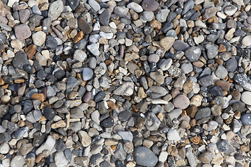 Image showing Pebbles at the beach background