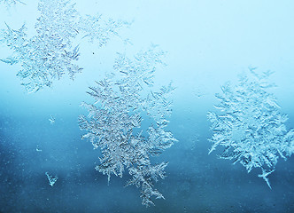 Image showing frost on window