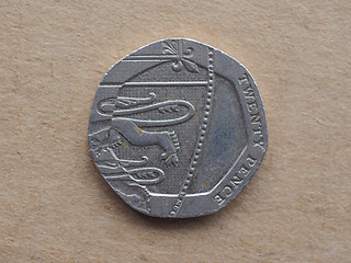 Image showing 20 Pence coin