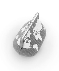 Image showing Purse Earth. On-line concept