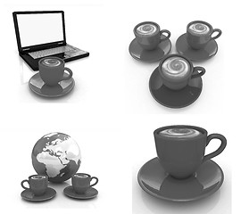 Image showing Coffee set