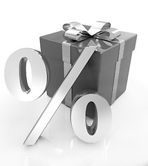 Image showing Percentage and gifts