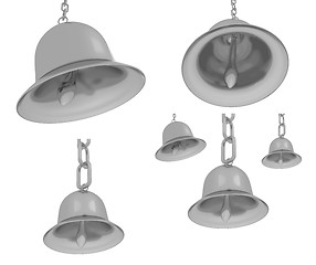 Image showing Gold bell set