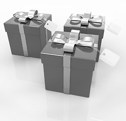 Image showing Bright christmas gifts