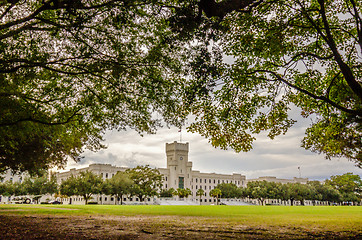 Image showing The old Citadel capus buildings in Charleston south carolina