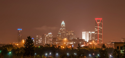 Image showing charlotte north carolina city skyline