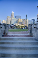 Image showing autumn in charlotte city qc of north carolina