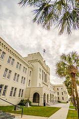 Image showing The old Citadel capus buildings in Charleston south carolina