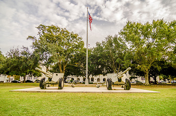 Image showing The old Citadel capus buildings in Charleston south carolina