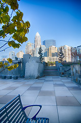 Image showing autumn in charlotte city qc of north carolina