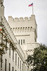 Image showing The old Citadel capus buildings in Charleston south carolina