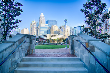 Image showing autumn in charlotte city qc of north carolina