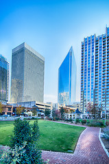 Image showing charlotte north carolina city skyline and downtown