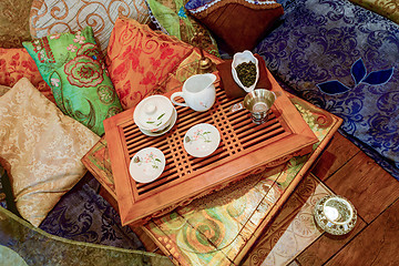 Image showing Tea ceremony set