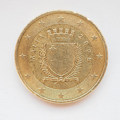 Image showing Maltese Euro coin