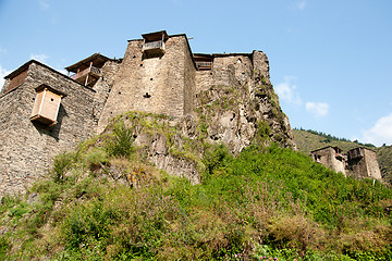 Image showing Shatili town castle