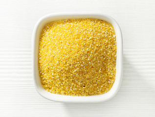 Image showing bowl of corn grains