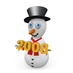 Image showing Snowman 2008