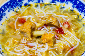 Image showing chinese noodle soup