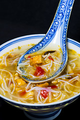 Image showing chinese noodle soup