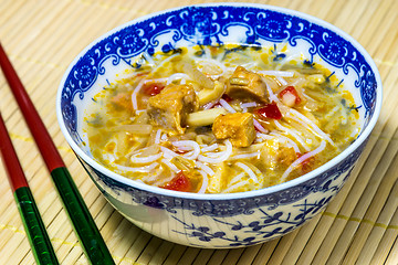 Image showing chinese noodle soup