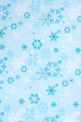 Image showing Blue christmas background 