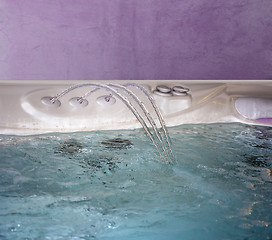 Image showing Bathtub filling