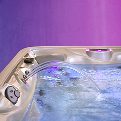 Image showing Jacuzzi Bathtub filling