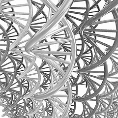 Image showing DNA structure model background