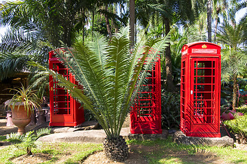 Image showing Booths in Nong Nooch Garden.