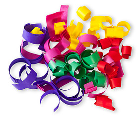 Image showing Multicolored Confetti Serpentine