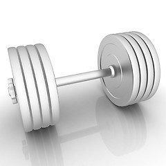 Image showing Metalll dumbbell