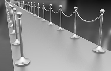 Image showing 3d illustration of path to the success 