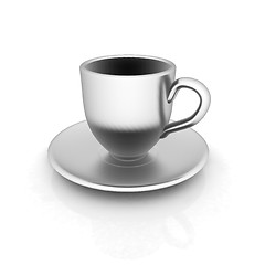 Image showing Cup on a saucer