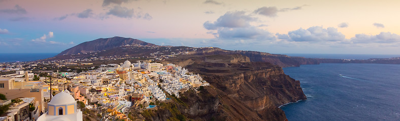 Image showing Thira, Santorini, Greece.