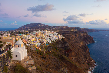 Image showing Thira, Santorini, Greece.