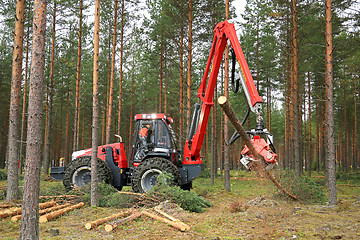 Image showing Nisula N5 Harvester at Work Demo