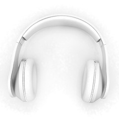 Image showing Headphones Isolated on White Background 