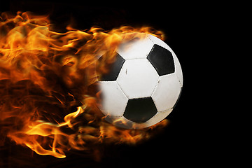 Image showing ball on fire