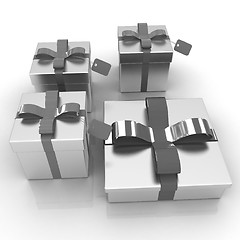 Image showing Gifts with ribbon