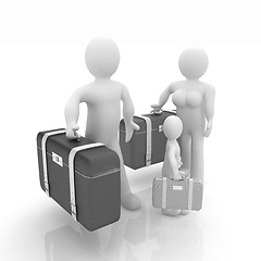 Image showing Family travel concept