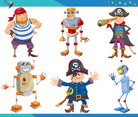 Image showing Cartoon Fantasy Characters Set