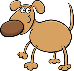 Image showing cute dog character cartoon illustration